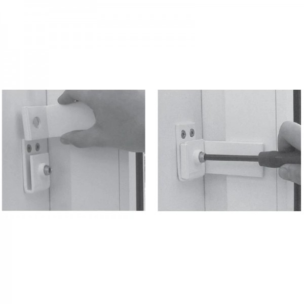 Mauerkralle Typ 01 | 85mm | Sicherung für einflügelige Fenster und